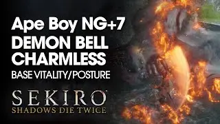 GUARDIAN APE【NG+7, Charmless, Demon Bell, Base Vit/Posture】&ndash; Sekiro