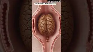 The Struggle of Hard Constipation | Gut Health | Body Arts Anatomy 3D