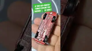 Is this kid-painted Tomica Nissan Skyline too trashed to restore?