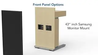 Spectrum InVue Lectern | Compact AV Podium + Digital Display Options