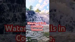 Best place to escape, Waterloo Falls, Cookeville, Tennessee #shorts