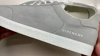 A Few Fair Shoes - Givenchy Town Sneakers Light Grey in Suede