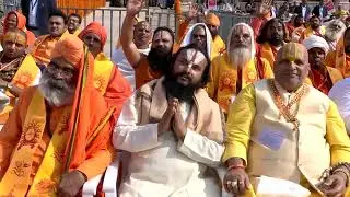 PM Modi addresses a programme at Shri Ram Janmabhoomi Mandir in Ayodhya