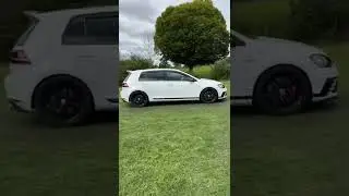 WHITE VW GOLF GTI LEAVING A CAR MEET ON GRASS | WHEELS ON WEDNESDAY
