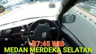 POV Drive Toyota Hiace: 6 Menit Pagi Jakarta Pusat | Secret Driver
