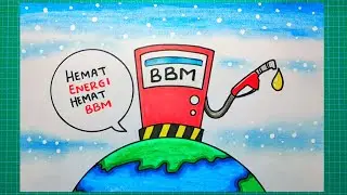 Gambar ajakan menghemat bahan bakar minyak
