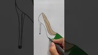shoes 👠#art #paintstudio #drawing #coloring #cute
