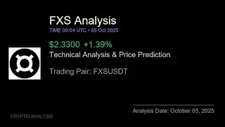 FXS (FXSUSDT) Technical Analysis - Price Prediction & Buy or Sell October 05, 2025