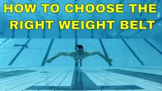 3 tips on choosing  the right weight belt for freediving