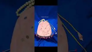 Designer Potli Bag Cutting & Stitching/Bridal Potli Bag Kaise Banaye #shorts #subscribe #fashion