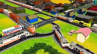 Perlintasan Kereta Api ‼️#264 KERETA API PANJANG BERGANTIAN