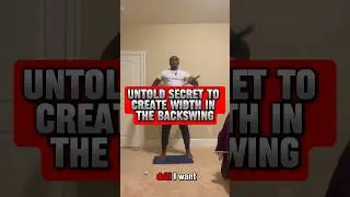 CREATE WIDTH IN THE BACKSWING‼️#shorts #golf #golfswing #golflesson #golfcoach #golfcourse #trending