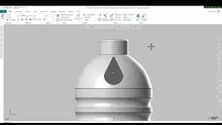 Bottle mold with MasterCAM