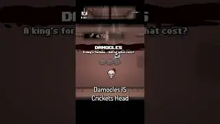 Damocles = Damage #tboi #thebindingofisaac #bindingofisaac #repentance