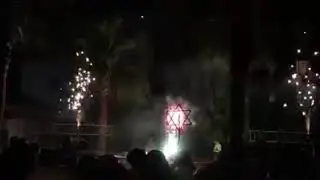 Virgen de Cala. Fuegos del Dia de la Virgen 2017