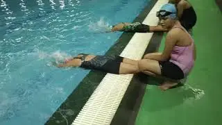 dry land drill for butterfly arms action #dolphin #asiangames #youtubeshorts
