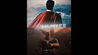 SUPERMAN VS THANOS (L.A & COMIC) #shorts