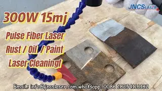 small hot sale 200w 300w 500w pulse fiber laser cleaning machine auto parts rust oil paint cleaning