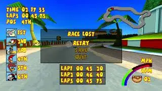 [PS1 RIP] Woody Woodpecker Racing
