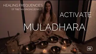 Healing Frequencies with Tibetan Singing Bowls &middot; Sound Healing in 4K &middot; Muladhara Resonance