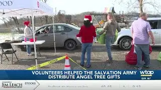 Parkersburg Salvation Army's Angel Tree distribution day