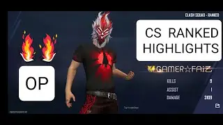Clash Squad Ranked Match_ OP Highlights_ GAMER FAIZ_ Faiz Anvar