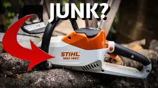 Are Battery Chainsaws the Future? Trying the STIHL MSA 140c Battery Chainsaw