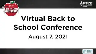 Virtual Back to School Conference 2021