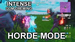 ASMR GAMING | Fortnite Horde Rush Gameplay W/ Intense Gum Chewing
