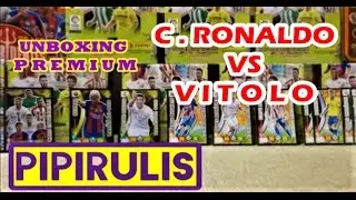 UNBOXING PREMIUM ADRENALYN 2017  *C.RONALDO VS VITOLO*  VERSUS PIPIRULIS