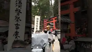 Japan Spring Takayama Festival Waiting in Hie Shrine | 日本春日高山祭