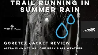WET TRAIL DAYS : RONHILL GORETEX JACKET REVIEW // ALTRA KING MT 2 & LONE PEAK ALL WEATHER #altra