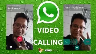 Whatsapp Video Calling With Live Demonstration 😃😃😃😃😃 | Data Dock