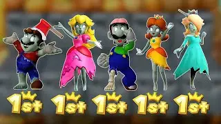 Mario Party 10 - All Minigames and All Character Zombie Outfit (Hardest Difficulty)