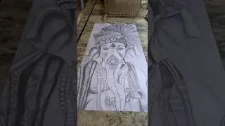Ai generate voice | Ganesh chaturthi special drawing | 🙇 |#trending #trendingshorts #ganeshchaturthi