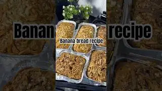 Easy and quick way to make your banana bread looking good, fluffy and delicious #bananabread