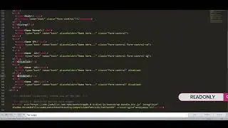 Bootstrap 5 Course - Chapter 3 - Forms Control - Sizing - Disabled - Color - in UrduHindi