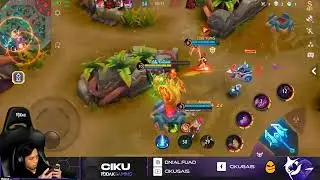 TODAK CIKU COMEBACK TERJUMPA BTR ALPHA & GEEK PANDA !!! MOBILE LEGENDS BANG BANG