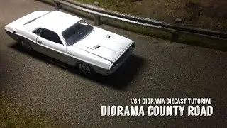 How to Make 1:64 Diorama Diecast County Road