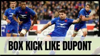 RUGBY SKILLS: Box Kick like DuPont the French Rugby star. #rugbycreative #rugbyskills #rugbydrills