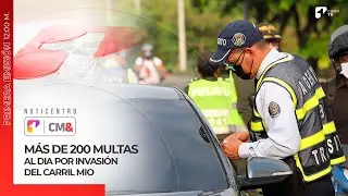 Más de 200 multas al día por invasión de carril del Mio en Cali | Canal 1
