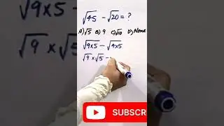 Under Root Subtract Trick  | DeerMaths