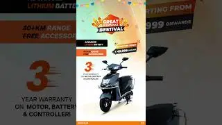 Komaki X-One Electric Scooter for ₹45,999 &ndash; Perfect for Festive Fun!