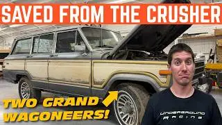 Я спас не один, а два джипа Grand Wagoneer из машины-дробилки.