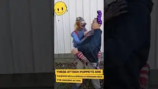 Ooo Scary!😳You want to try this Halloween puppets? #halloween  #shortsfeeds