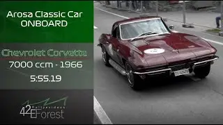 1966 Chevrolet Corvette Stingray | 7 liter V8 | Onboard | Arosa Classic Car 2021 | 4K