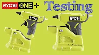 Ryobi 18V ONE+ Compact Glue Gun - Quick Testing and Unboxing