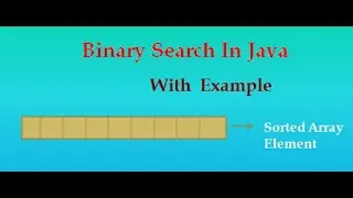 What Is Binary Search | Binary Search With Example In Java | Binary Search Theory.