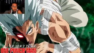 BRKK - GAROU VS 8 HEROIS | One Punch Man Ep 10 ( 2&deg; Temp ) ( React )