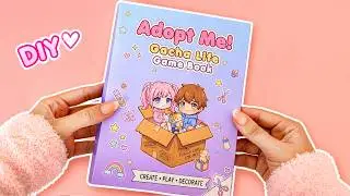 Adopt Me Game Book | Gacha Life Story | DIY Tutorial ✨